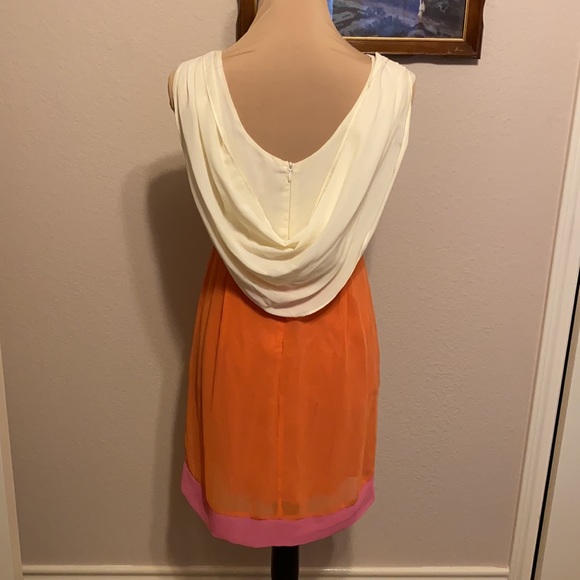 Bright Fun Color Blocked Short Dress Large - Picture 2 of 4